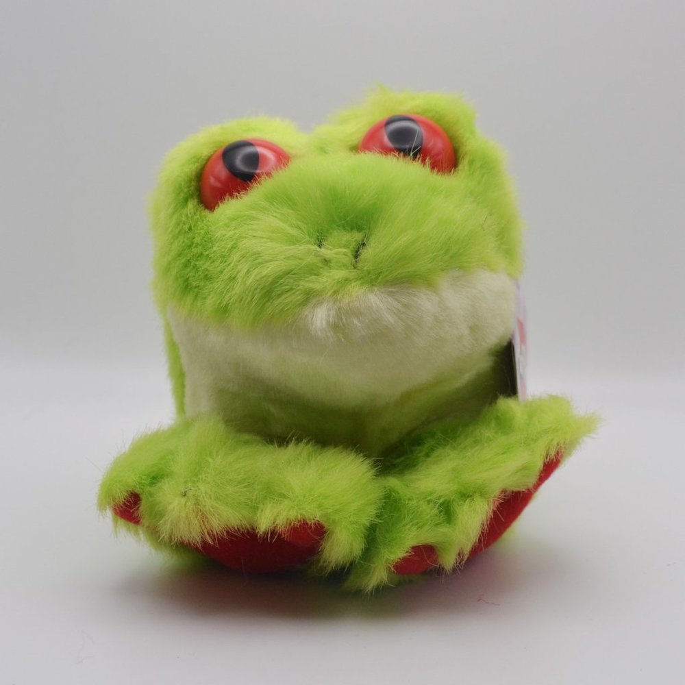 Freddy the Tree Frog Puffkins by Swibco Style 6690 Bean Bag Plush